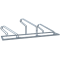 Bicycle parking rack | One-sided rack, 45, left | 3 Bicycleslength: 1695 mm